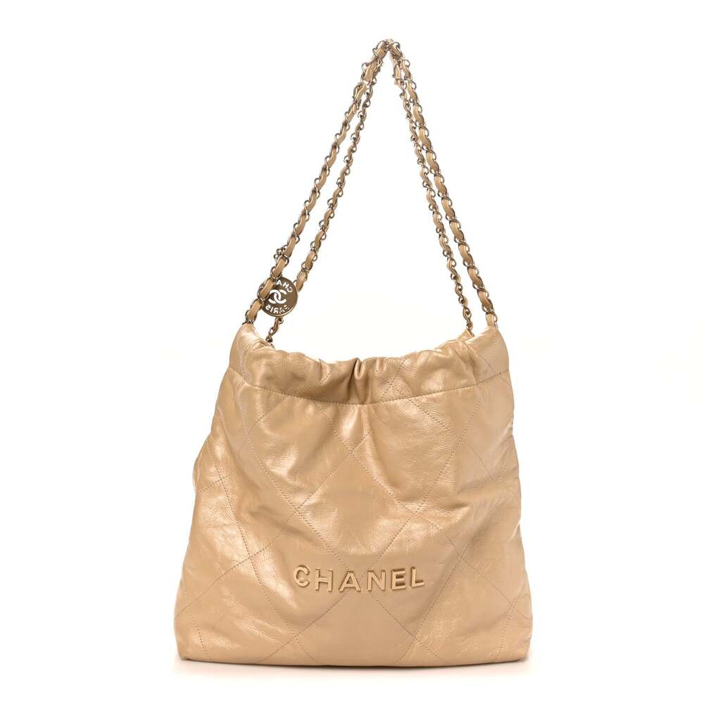 Metallic Calfskin Quilted Small Chanel #322792C39B